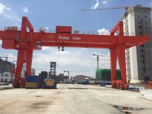 煤礦起重機監控和超載-鄂爾多斯烏審旗硬盤壕煤礦MG100-20t門機